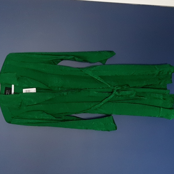 Torrid Satin Jacquard Trench - Picture 6 of 9